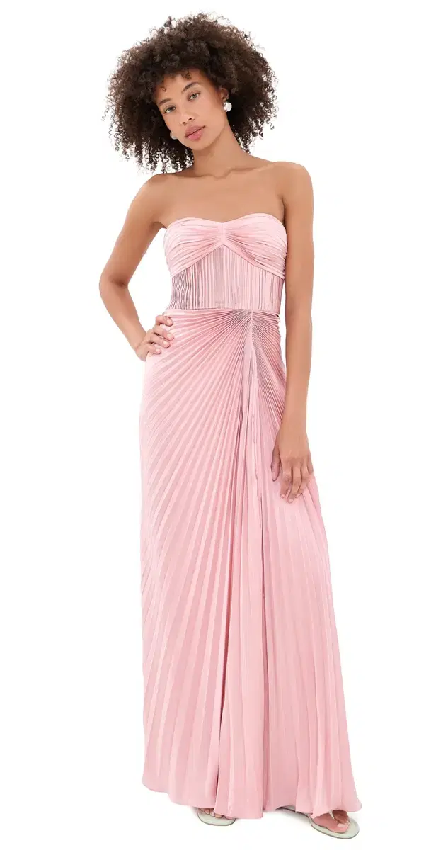 AMUR Joyceann Sweetheart Gown Ballet Azalea