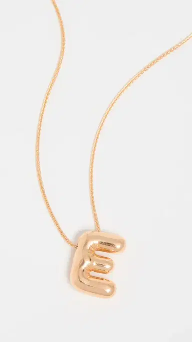 Maison Irem Balloon Initial Letter Necklace E One Size | Thumbnail 2