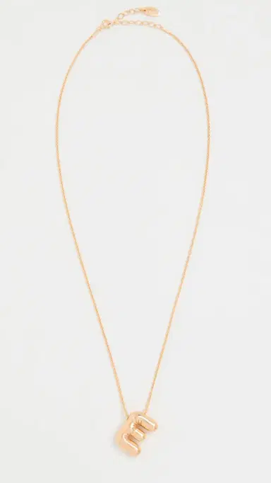 Maison Irem Balloon Initial Letter Necklace E One Size | Thumbnail 4