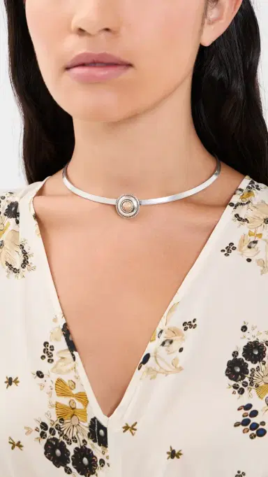Isabel Marant Stone Embellished Choker Necklace | Thumbnail 3 Isabel Marant Stone Embellished Choker Necklace | Thumbnail 3
