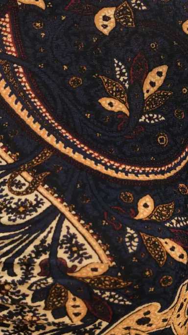 Ulla Johnson Neri Long Sleeve Jersey Top Twilight Paisley | Thumbnail 6
