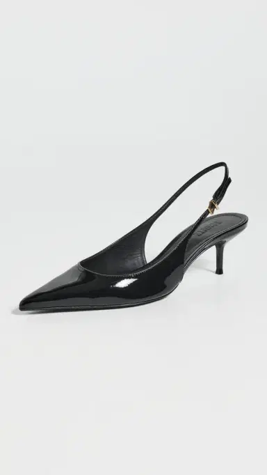 Schutz Paola Mid Slingback Kitten Heels Black | Thumbnail 2 Schutz Paola Mid Slingback Kitten Heels Black | Thumbnail 2