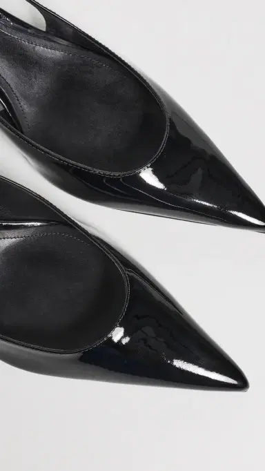 Schutz Paola Mid Slingback Kitten Heels Black | Thumbnail 6 Schutz Paola Mid Slingback Kitten Heels Black | Thumbnail 6