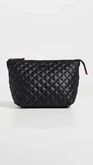 MZ Wallace Large Zoey Cosmetic Case Black One Size | Thumbnail 2