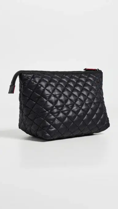 MZ Wallace Large Zoey Cosmetic Case Black One Size | Thumbnail 3