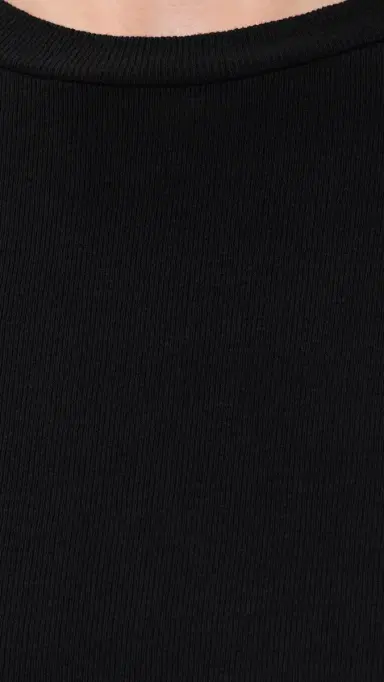 RE/DONE 90s Baby ong Sleeve Tee Vintage Black | Thumbnail 6