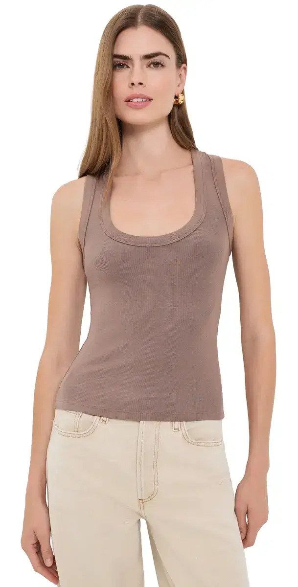 L'AGENCE hania Racerback Tank Cardamom