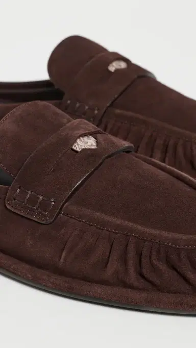 Emme Parsons Monceaux Mules Chocolate Suede | Thumbnail 6