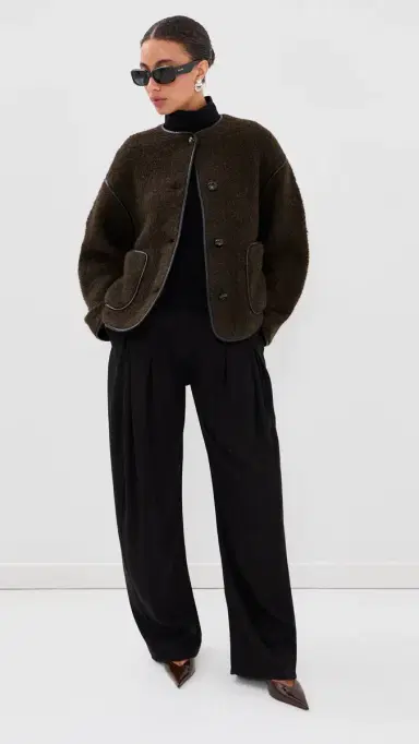 Altuzarra Irving Jacket Fudge | Thumbnail 5