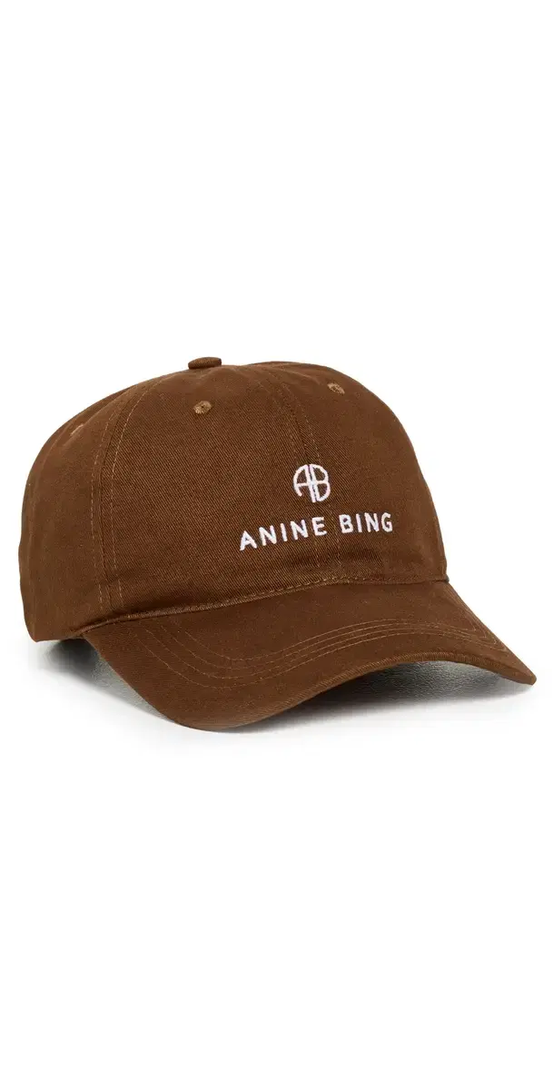ANINE BING Jeremy Baseball Cap Dark Camel One Size