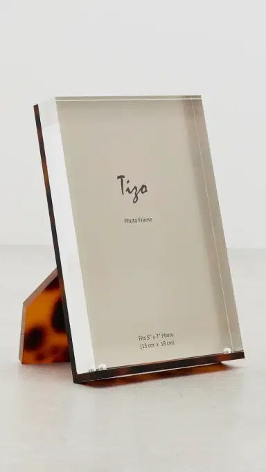 Tizo Design Lucite Tortoise Frame 5x7 Tortoise One Size | Thumbnail 2