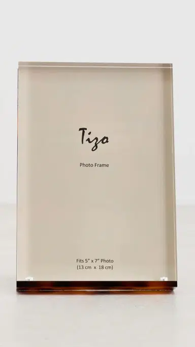 Tizo Design Lucite Tortoise Frame 5x7 Tortoise One Size | Thumbnail 4