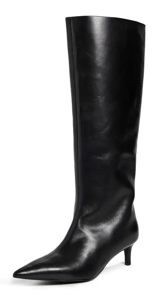 Free People Kiki Kitten Heel Boots Black