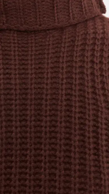 Sablyn aige Cropped Cashmere Turtleneck Pullover Cinnabar | Thumbnail 6