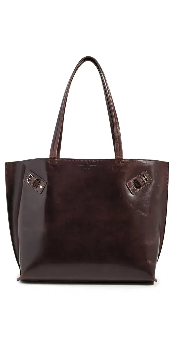 Proenza Schouler Days Tote In Pull Up Calfskin Dark Brown One Size