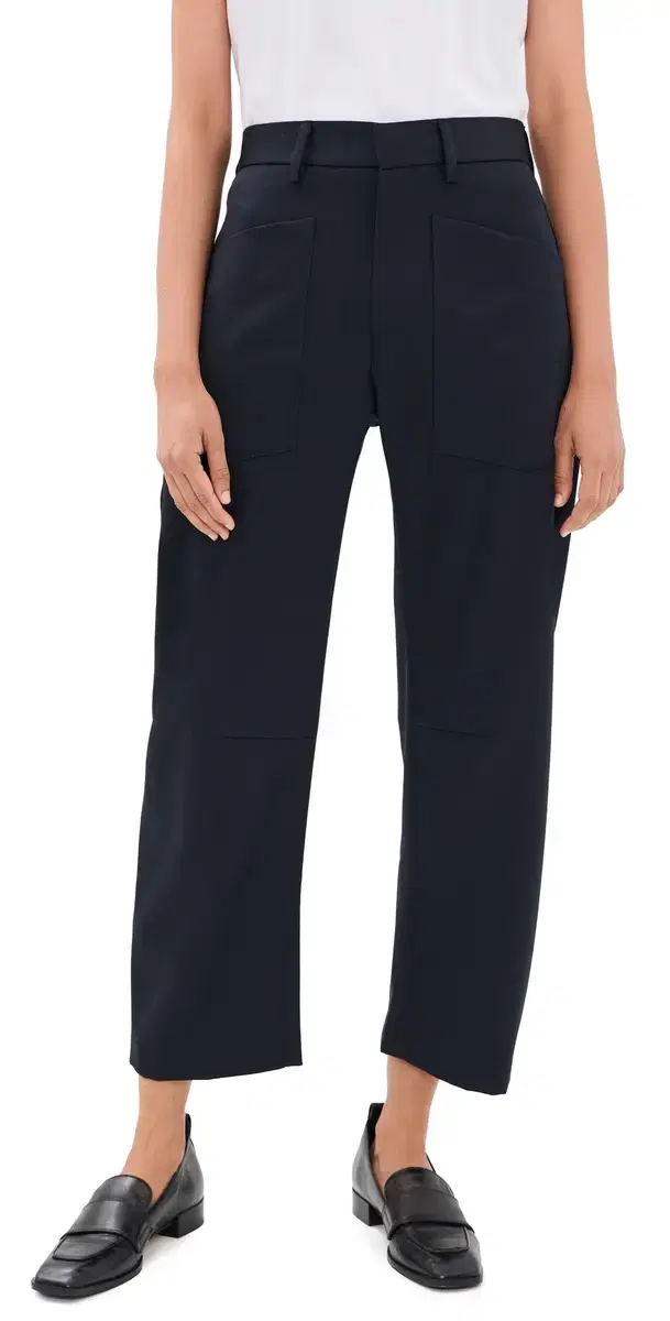 Nili Lotan Shon Wool Pants Midnight