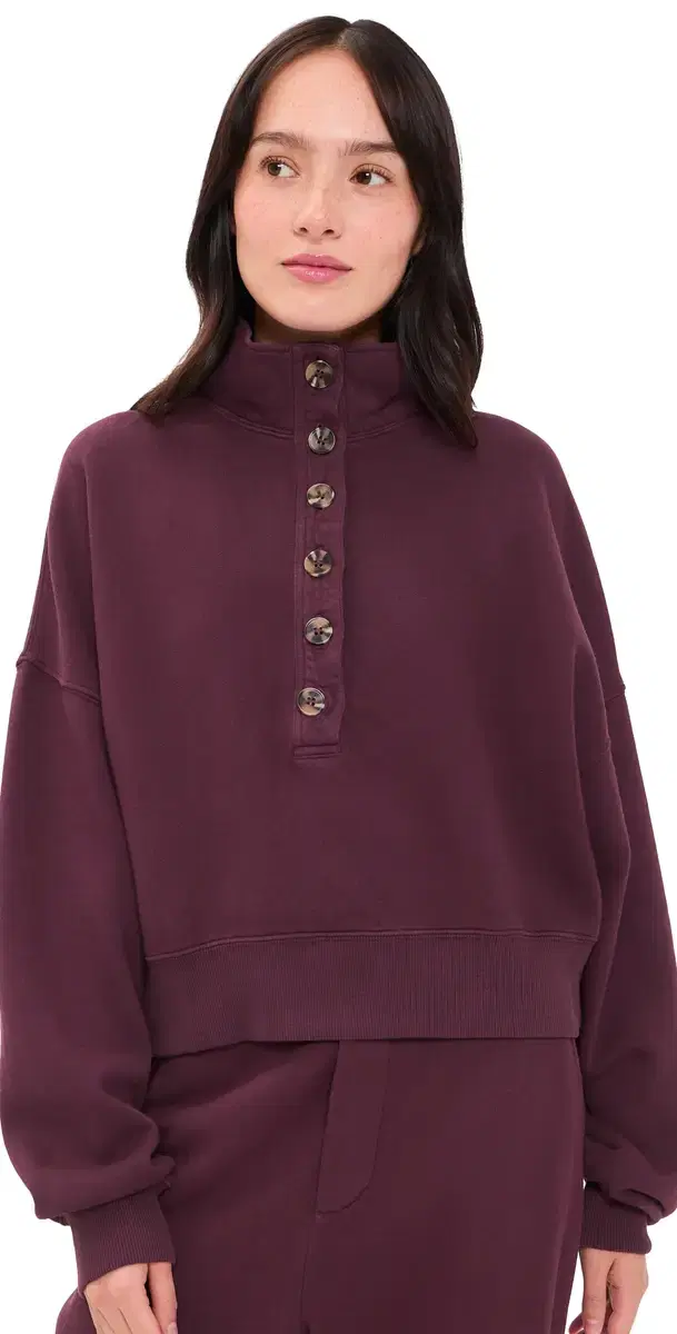 Velvet Fatima weatshirt Dark Plum