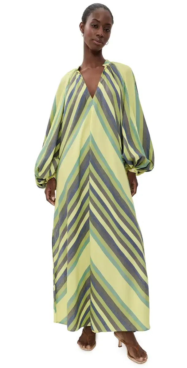 MARRAKSHI LIFE The Touareg Midi Dress tripe 82