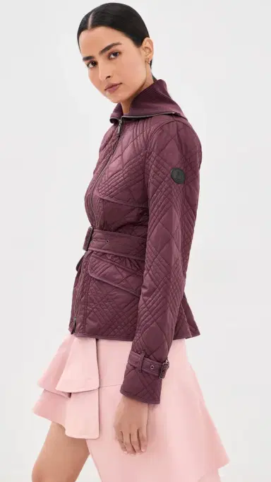 Burberry Abbeydale Jacket Vineyard Red | Thumbnail 4