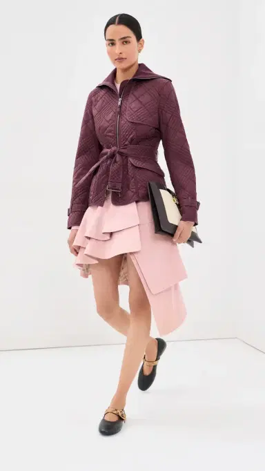 Burberry Abbeydale Jacket Vineyard Red | Thumbnail 5
