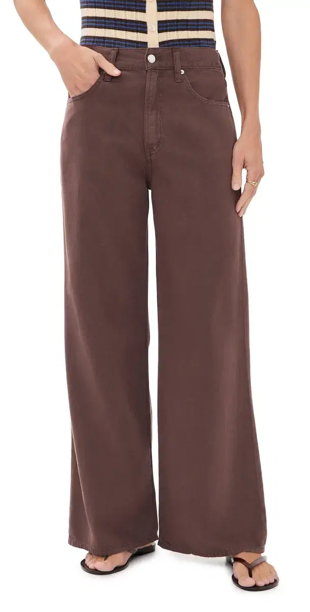 Madewell Petite Ultimate Airy Denim Wide Leg Jeans Cocoa
