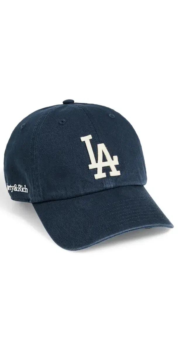 Sporty & Rich LA Hat Dark Navy White One Size