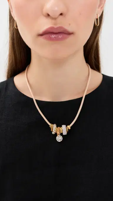 Elizabeth Cole Desta Necklace Natural One Size | Thumbnail 3