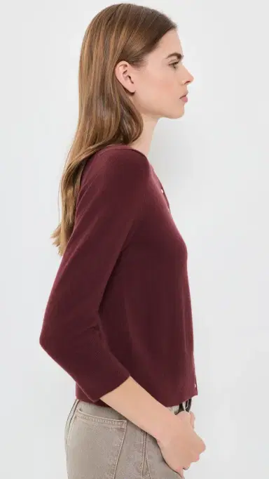 Vince Metal Button Cardigan | Thumbnail 4