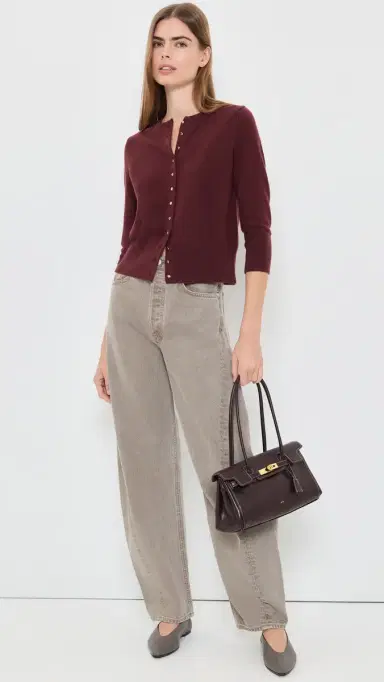 Vince Metal Button Cardigan | Thumbnail 5