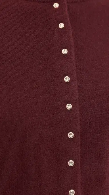 Vince Metal Button Cardigan | Thumbnail 6