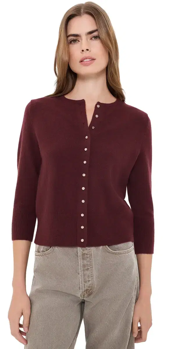 Vince Metal Button Cardigan