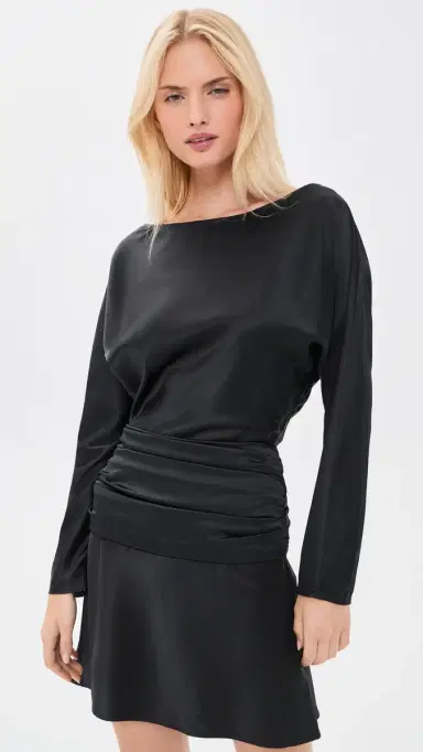 Staud Freda Silk Mini Dress | Thumbnail 2