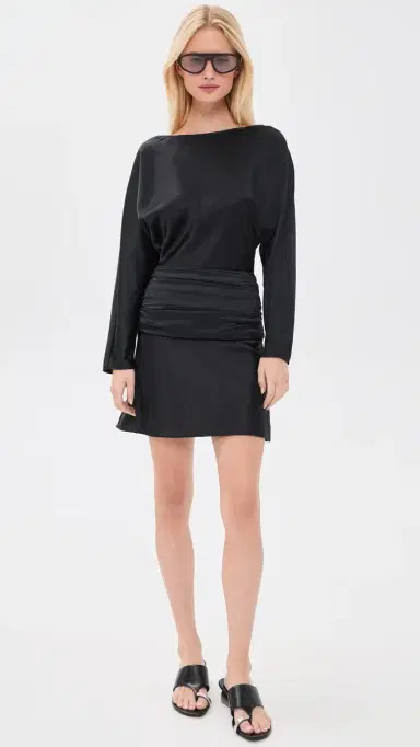 Staud Freda Silk Mini Dress | Thumbnail 5