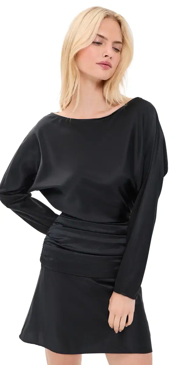 Staud Freda Silk Mini Dress