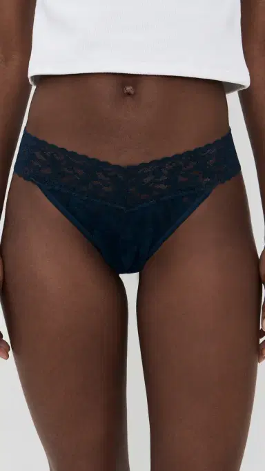 Hanky Panky Original Rise Thong Navy One Size | Thumbnail 2