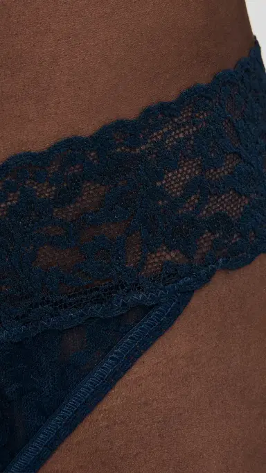 Hanky Panky Original Rise Thong Navy One Size | Thumbnail 4
