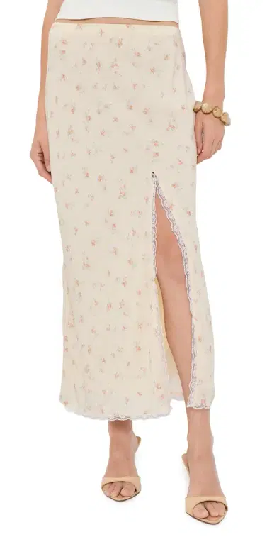 LoveShackFancy Silvia Skirt emon Haze | Thumbnail 1