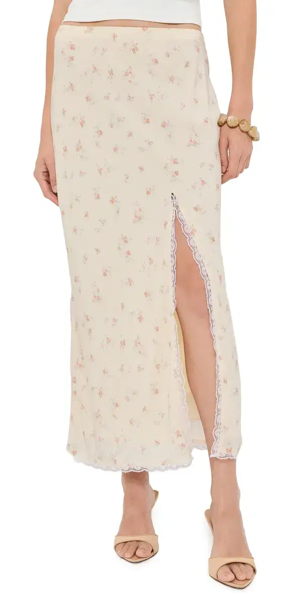 LoveShackFancy Silvia Skirt emon Haze