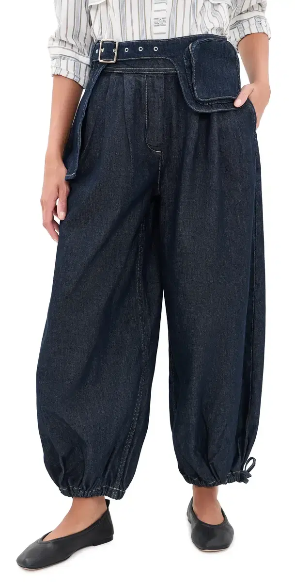 Damson Madder Mavi Balloon Jeans Indigo