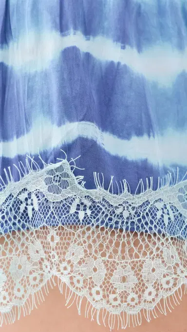 Ciao Ciao Vacation Curacao Tie-Dye ace Trim Shorts Tide | Thumbnail 6