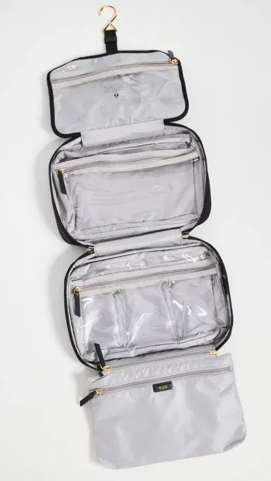 TUMI Madeline Cosmetic Bag Black/Gold One Size | Thumbnail 5 TUMI Madeline Cosmetic Bag Black/Gold One Size | Thumbnail 5