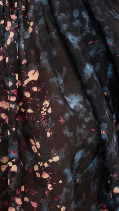 Ulla Johnson Elise Short Sleeve Silk Blouse Eclipse | Thumbnail 6