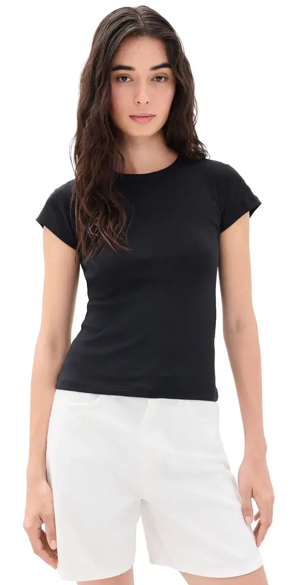 LESET Nando Slim Fit Tee Black