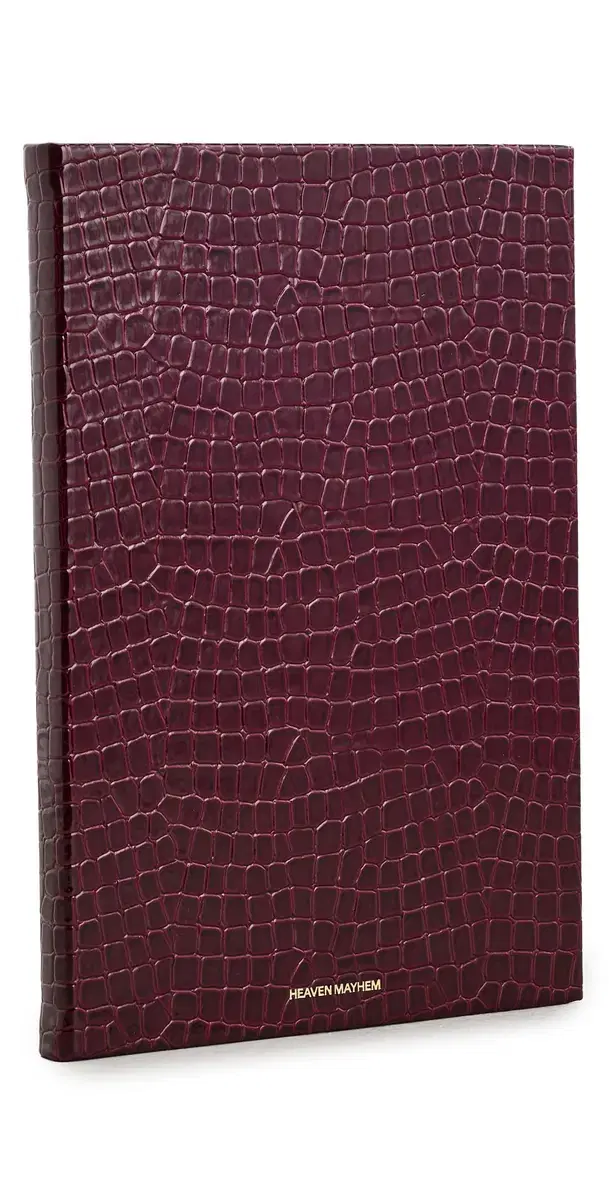 Heaven Mayhem Journal Merlot One Size