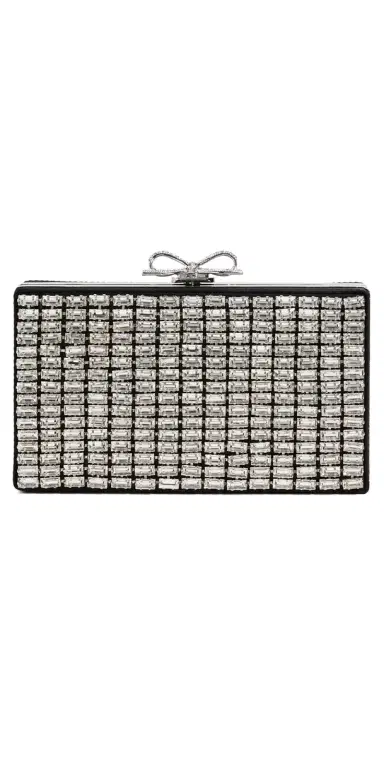 Self-Portrait Silver Chainmail Clutch | Thumbnail 1 Self-Portrait Silver Chainmail Clutch | Thumbnail 1