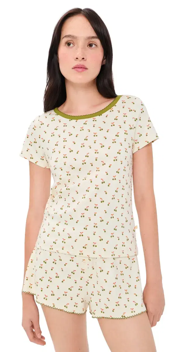 Cozyland by Morgan Lane Baby Jean Tee Fig rint
