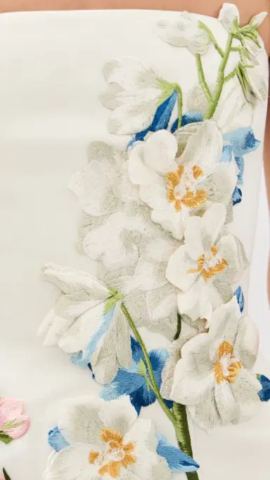 LEO LIN Roselle Embroidered Bustier Mini Dress | Thumbnail 6 LEO LIN Roselle Embroidered Bustier Mini Dress | Thumbnail 6