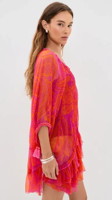 Poupette St Barth Poncho Nava Coverup Dress | Thumbnail 4 Poupette St Barth Poncho Nava Coverup Dress | Thumbnail 4