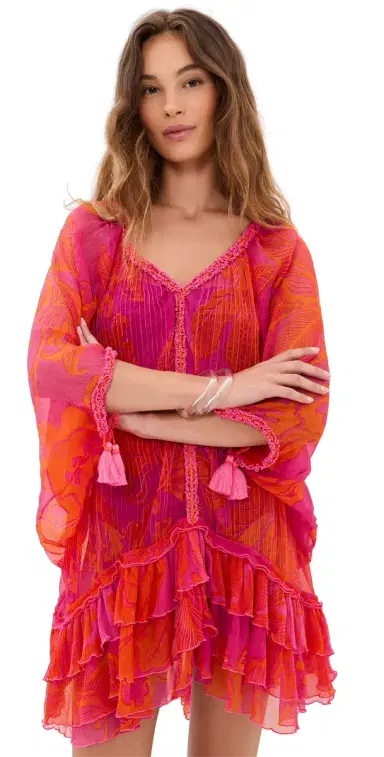 Poupette St Barth Poncho Nava Coverup Dress | Thumbnail 1 Poupette St Barth Poncho Nava Coverup Dress | Thumbnail 1