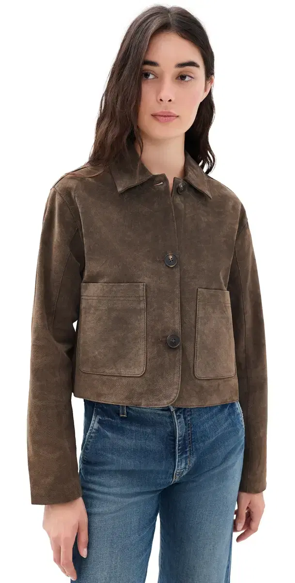 BLANKNYC Black Coffee Suede Jacket